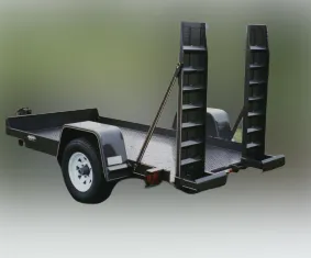 Single Axle Scissor Lift Trailers